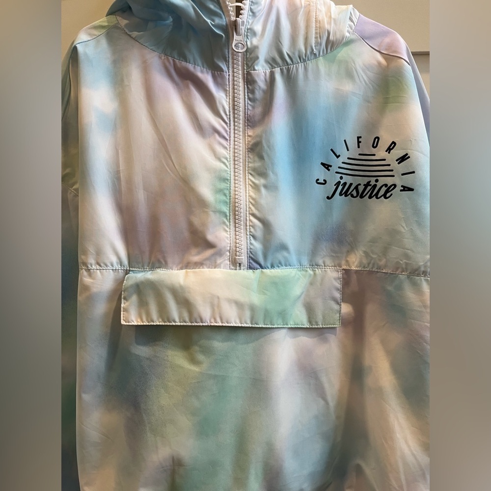Justice size 12 overhead lightweight wind breaker - Picture 2 of 12
